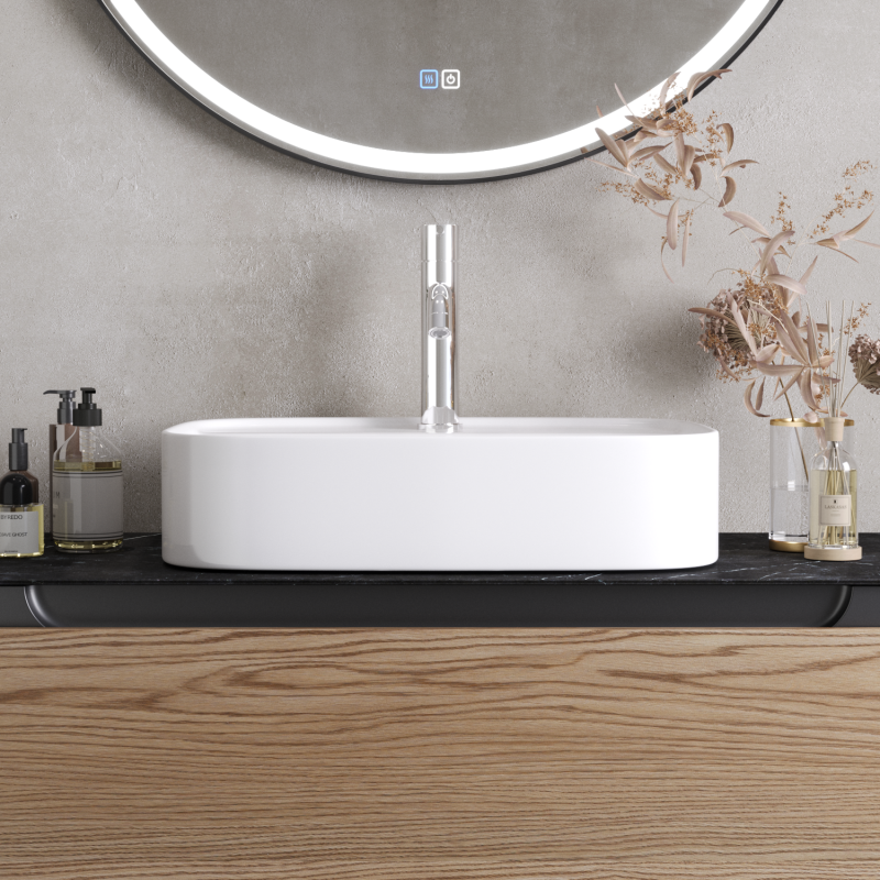 Раковина накладная керамическая CZR-6616, артикул CZR-6616