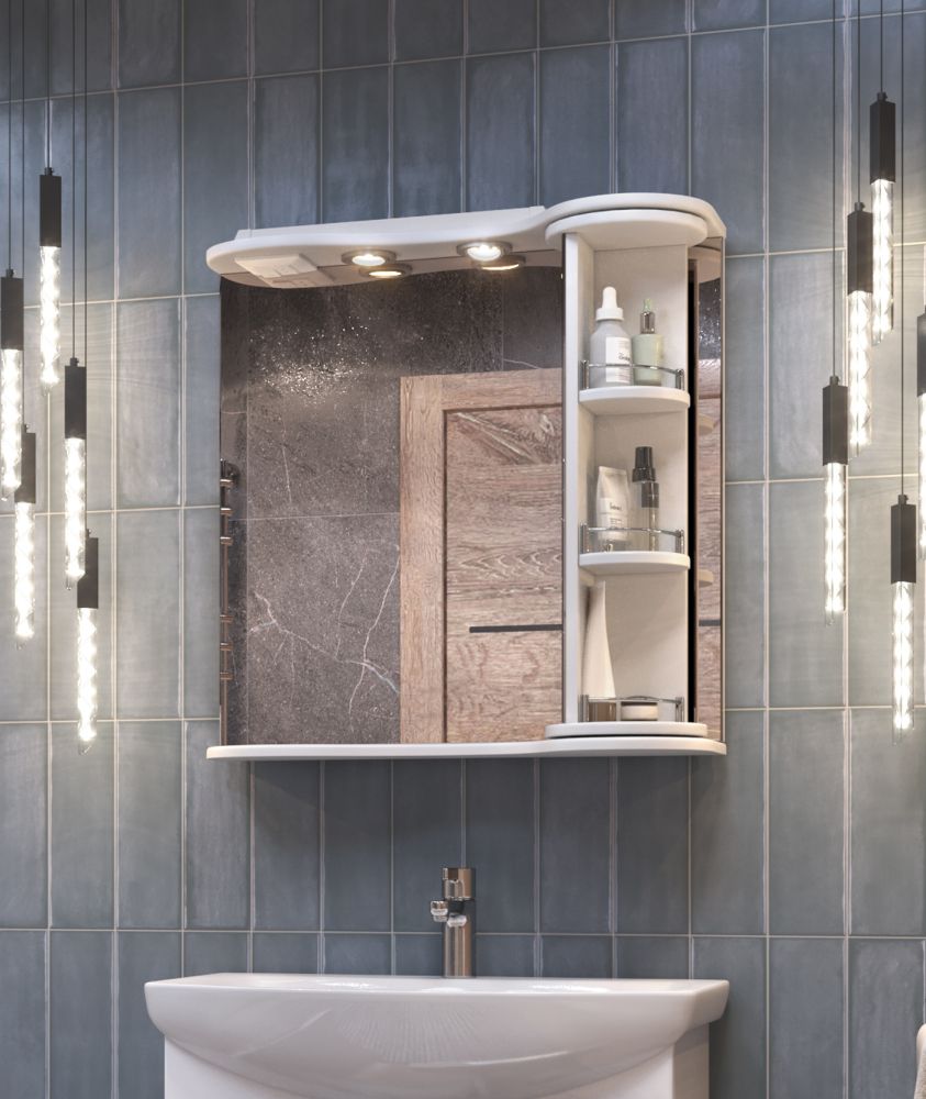 Зеркало со шкафом VIGO Callao zsh.CAL.70.El, 70.6 см, артикул zsh.CAL.70.El