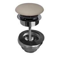 Kerasan  Донный клапан  клик-клак, покрытие керамика, цвет: nocciola matte Kerasan  Донный клапан  клик-клак, покрытие керамика, цвет: nocciola matte