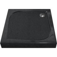 Душевой поддон из искусственного камня Good Door Квадро 100x100 ЛП00030 Черный