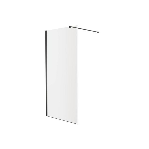 Душевая перегородка Knotlor WI100CG0GM 100х200, оружейная сталь