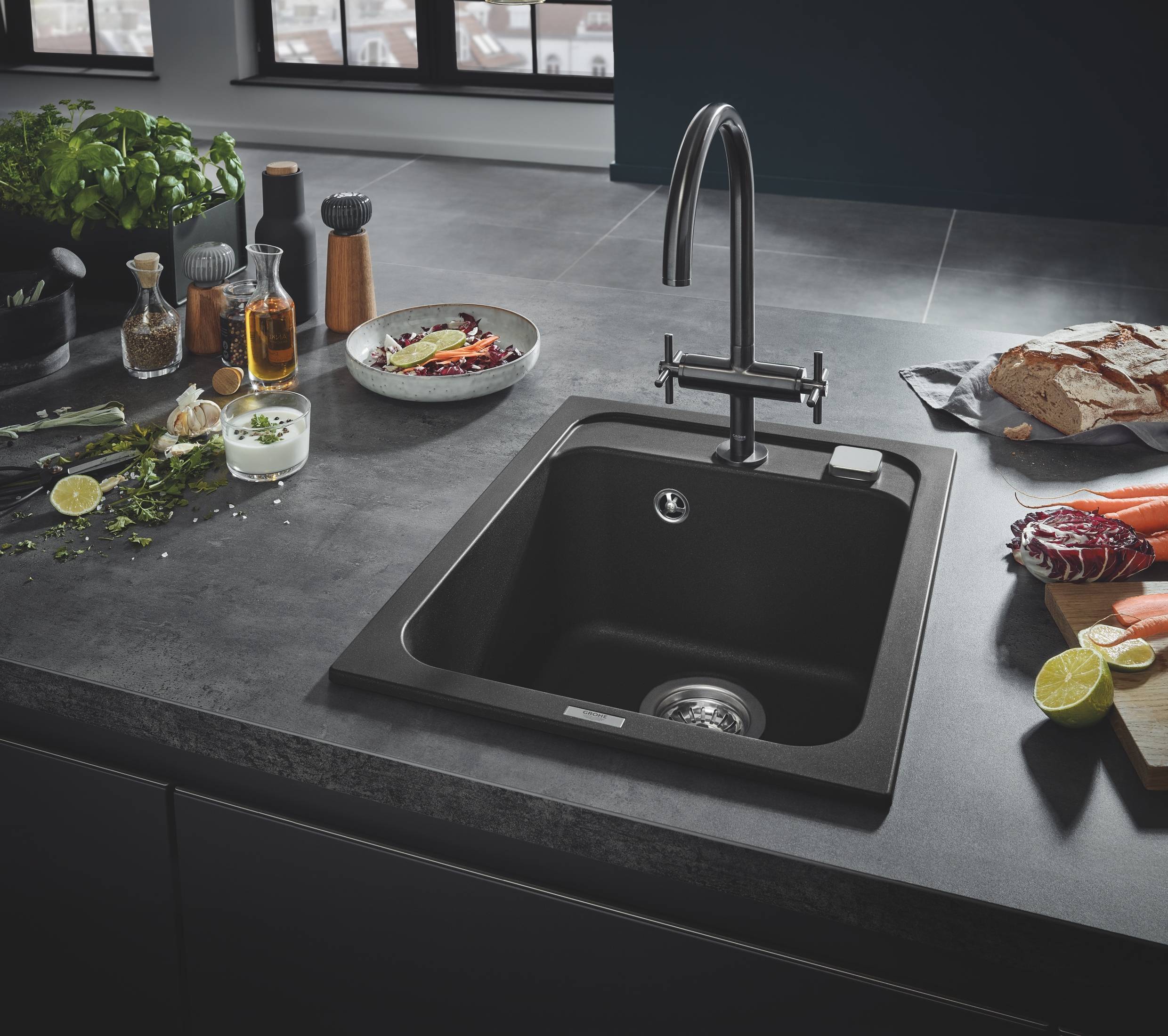 Смеситель для кухни GROHE Atrio New, суперсталь (30362DC0)