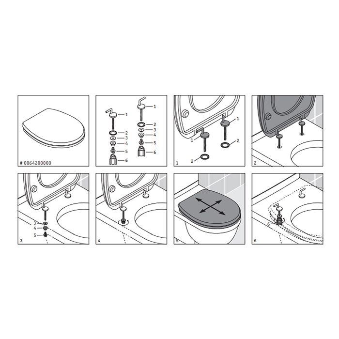 Duravit DuraStyle Сиденье  для  унитаза с крышкой , цвет белый, петли нерж сталь. без микролифта