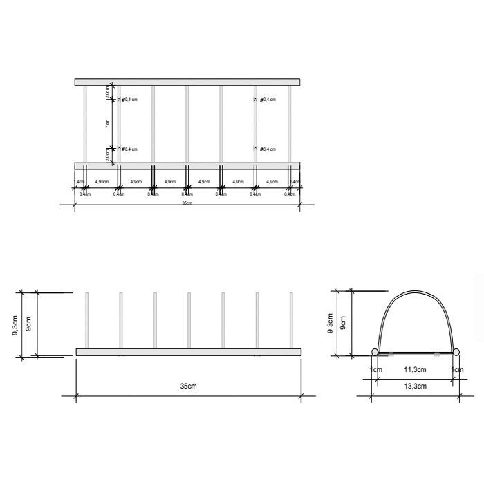 Полотенцедержатель, Decor Walther, DW 221, 6-ти секционный, ширина, мм-350, глубина, мм-130, высота, мм-90, тип установки-настенный/свободностоящий, материал-латунь, цвет-черный матовый Полотенцедержатель, Decor Walther, DW 221, 6-ти секционный, ширина, мм-350, глубина, мм-130, высота, мм-90, тип установки-настенный/свободностоящий, материал-латунь, цвет-черный матовый