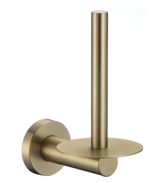 Держатель для туалетной бумаги Savol S-005652C-1, матовое золото