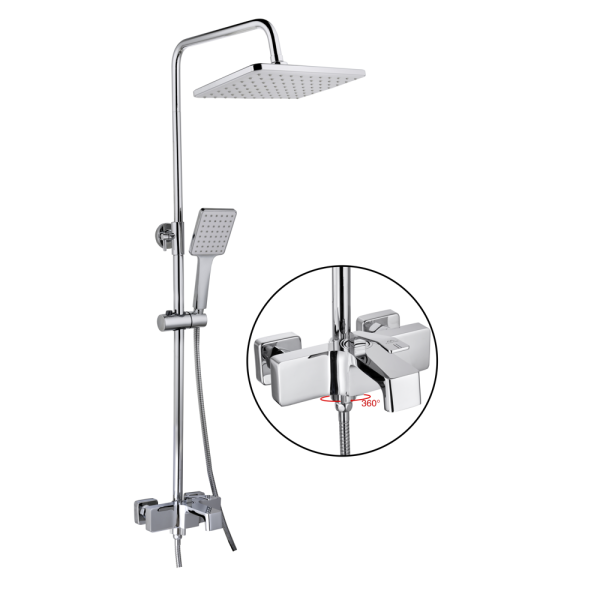 Душевая система FASHUN A2458, хром