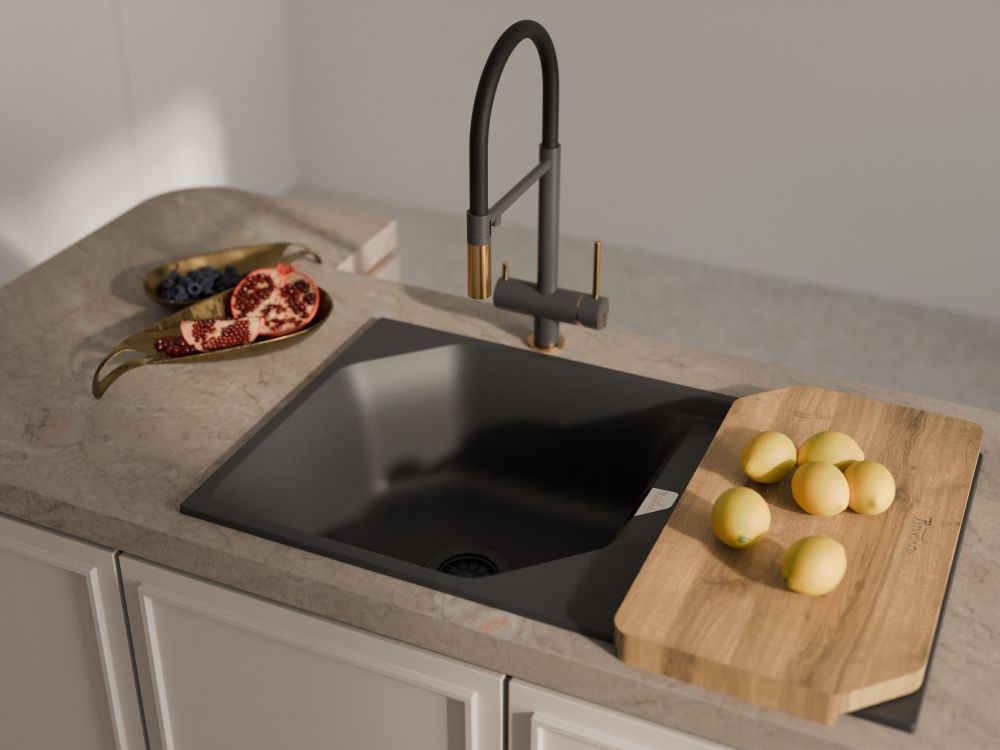 Rivelato Доска для мойки LS_V3 300*540*39 мм с лого бук массив