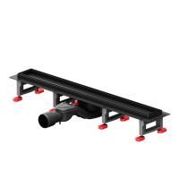 W01SC-U11-060-04BM MasterFlow Трап для душа линейный универс затвор Tile 60см цвет черн мат W01SC-U11-060-04BM MasterFlow Трап для душа линейный универс затвор Tile 60см цвет черн мат