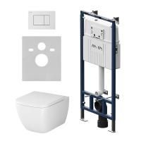 IS100201.901701 Инсталляция MasterFit с клав S глянц белый с подвес унит Gem FlashClean с сид IS100201.901701 Инсталляция MasterFit с клав S глянц белый с подвес унит Gem FlashClean с сид