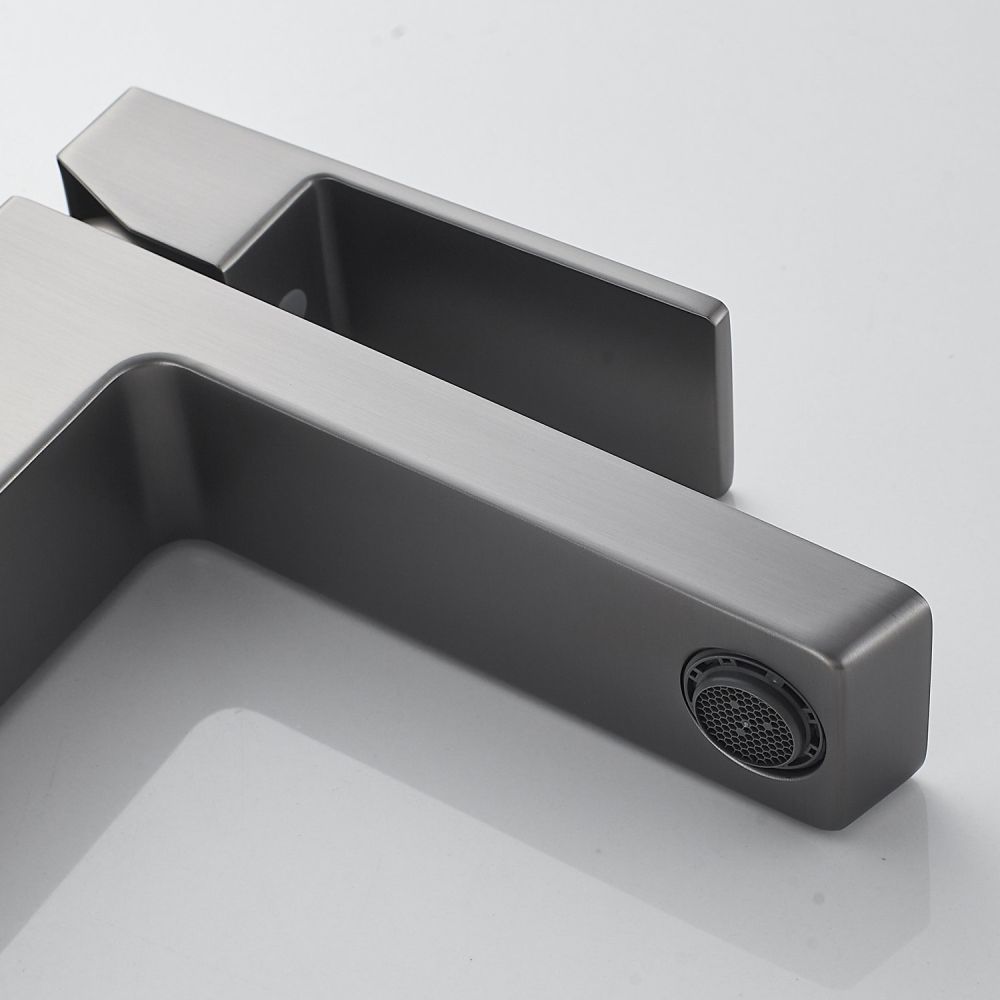 Смеситель для раковины Rose R1801T-1, оружейная сталь