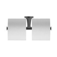 Duravit Starck T Двойной держатель туалетной бумаги настенный цвет черный матовый