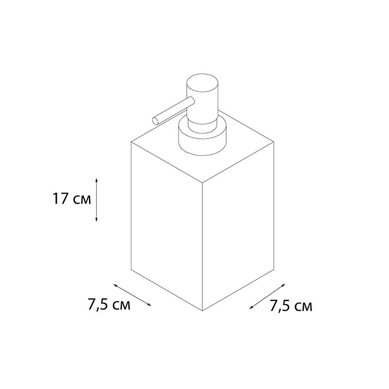 Дозатор жидкого мыла FIXSEN GUSTO FX-300-1, серо-зеленый