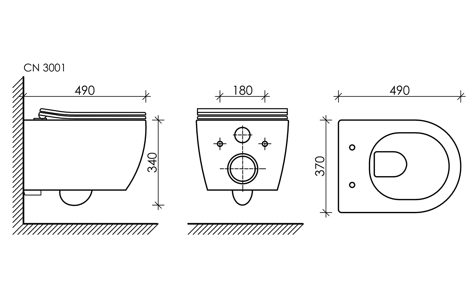 Комплект Подвесной унитаз Игра (Play) Безободковый (Rimless) + Система инсталляции Баланс (Balance) кнопка Квадрат (Square), черный матовый, артикул CN3001_121002MB