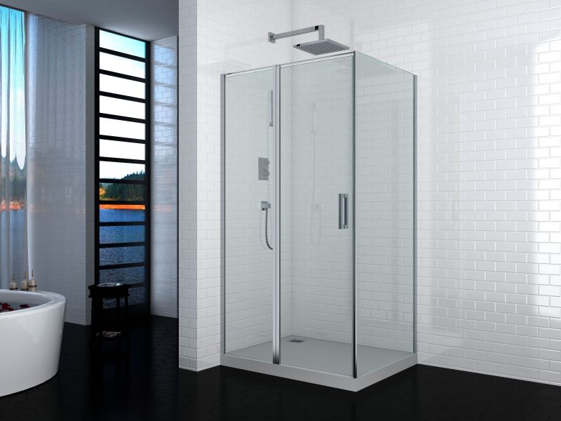 Душевой уголок Cerutti SPA Victoria 120x90 профиль Хром стекло прозрачное Душевой уголок Cerutti SPA Victoria 120x90 профиль Хром стекло прозрачное