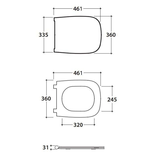 GLOBO GENESIS Сиденье для унитаза GNS02/GN001, быстросъемное, цвет белый/петли золото(микролифт)