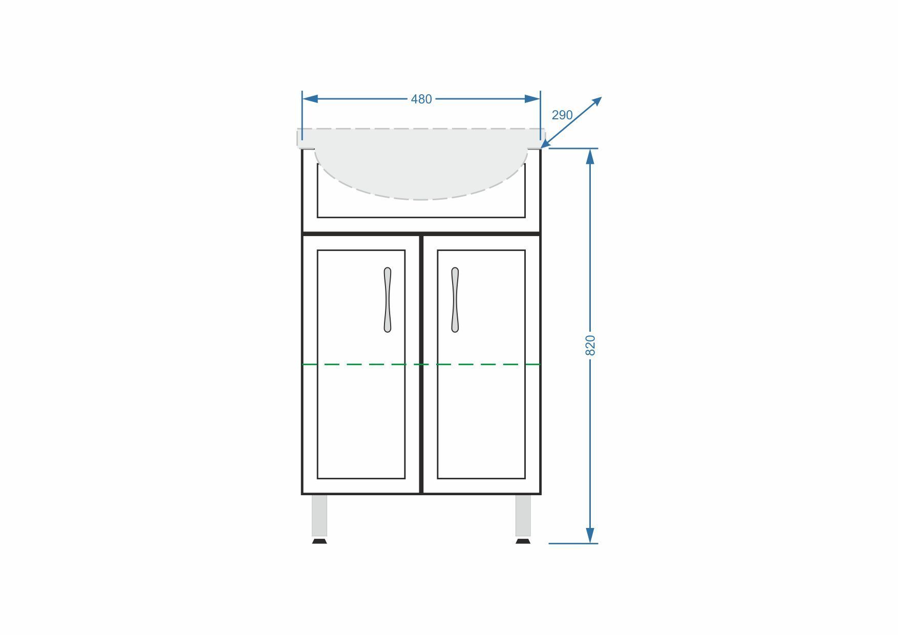 Тумба "Концепт 50", Эрика 50