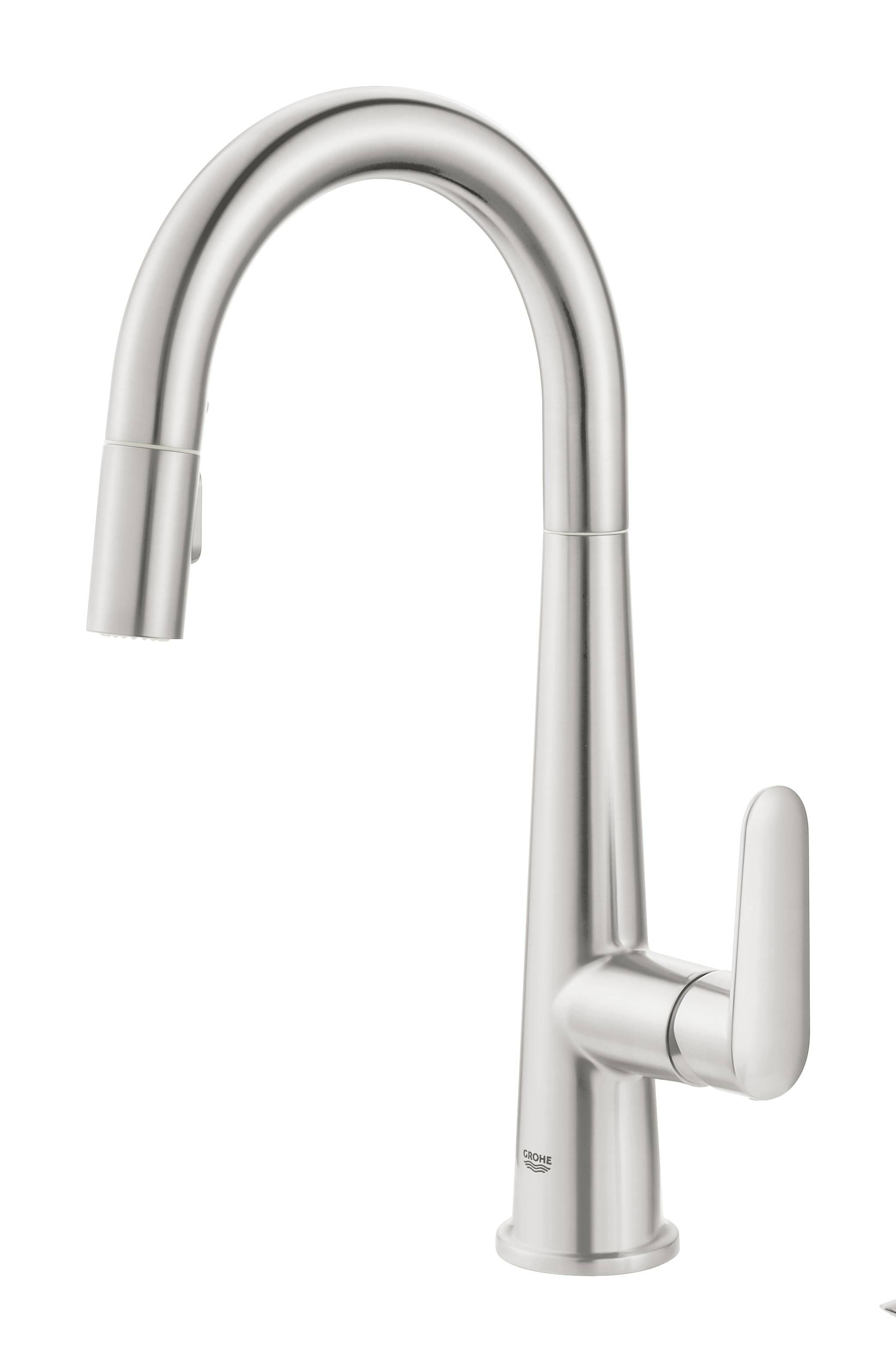 Смеситель для кухни GROHE Veletto с высоким выдвижным изливом, суперсталь (30419DC0) Смеситель для кухни GROHE Veletto с высоким выдвижным изливом, суперсталь (30419DC0)