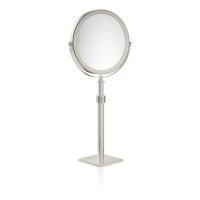 DECOR WALTHER SP 15/V Зеркало косметическое Ø170x500 мм., настольное, 5-кратное увеличение, цвет никель сатинированный