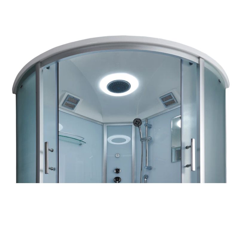 Душевая кабина Timo Standart Silver Fabric T-6601SF, 100x100x220