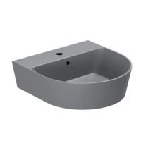 AZZURRA FORMA Раковина 500х500х160 мм., с 1 отверстием для смесителя, с переливом, цвет Antracite
