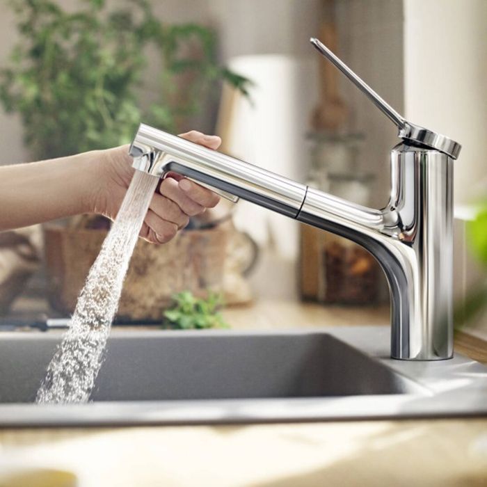 Смеситель для кухни, Hansgrohe, Zesis M33, тип открывания воды-однорычажный, тип регулирования воды-керамический картридж, монтаж-на раковину/столешницу, отверстия для монтажа-1, высота, мм-214, вынос излива, мм-219, тип излива-выдвижной, поворотный 150°, Смеситель для кухни, Hansgrohe, Zesis M33, тип открывания воды-однорычажный, тип регулирования воды-керамический картридж, монтаж-на раковину/столешницу, отверстия для монтажа-1, высота, мм-214, вынос излива, мм-219, тип излива-выдвижной, поворотный 150°,