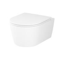 C8F1700MWSC Func подвесной унитаз 49 см FlashClean с сиденьем микролифт, бел мат