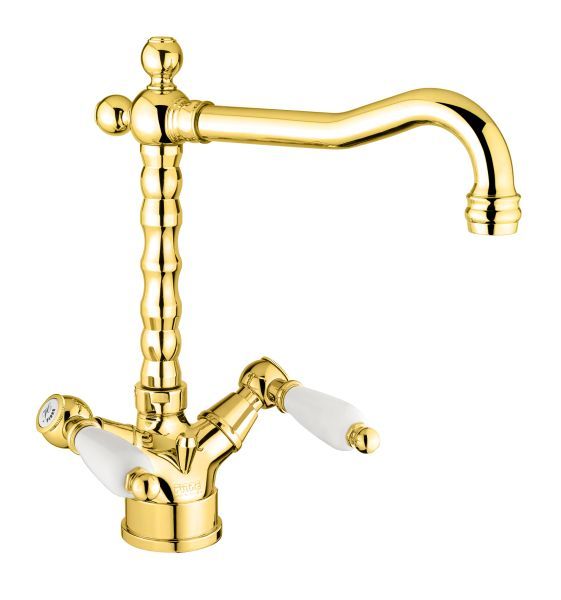 Смеситель для раковины Fiore COLONIALE 02OO0625, золото