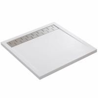 Душевой поддон из искусственного камня Vincea VST-2SR39090W 90x90 Белый матовый без сифона