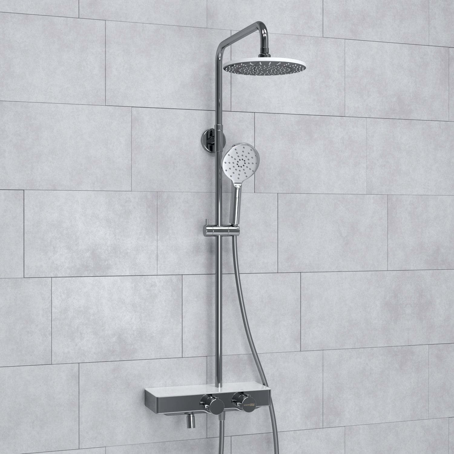 A113.067.127.CH Thermo Душевой комплект с термостатическим смесителем