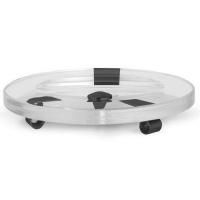 Bertocci Cinquecento Мыльница настольная, цвет: прозрачное стекло/черный матовый