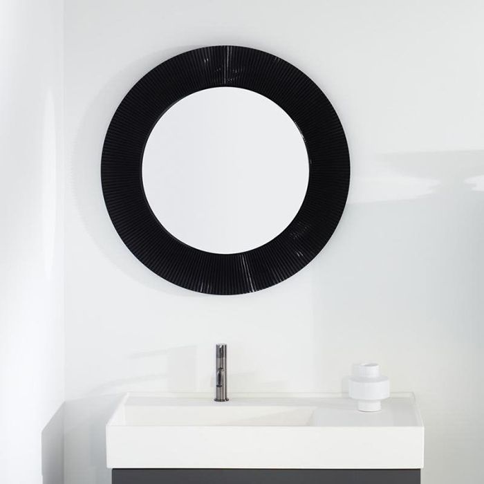 Laufen Kartell Зеркало круглое d=780мм, настенное, без подсветки, цвет: черный