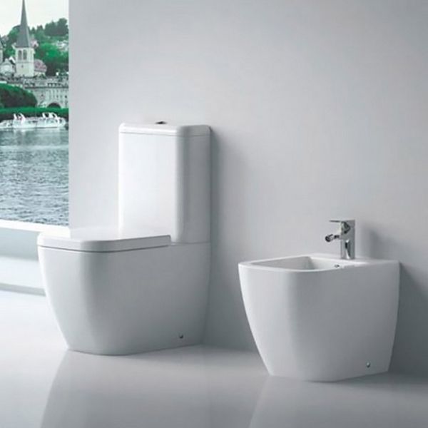 Унитаз BelBagno Alpina BB10100CP без бачка и сиденья Унитаз BelBagno Alpina BB10100CP без бачка и сиденья