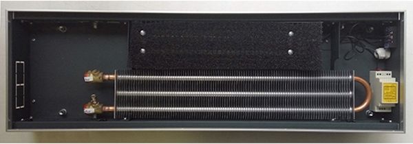 Внутрипольный конвектор Techno Vent KVZV 350-105-1200 без решетки Внутрипольный конвектор Techno Vent KVZV 350-105-1200 без решетки