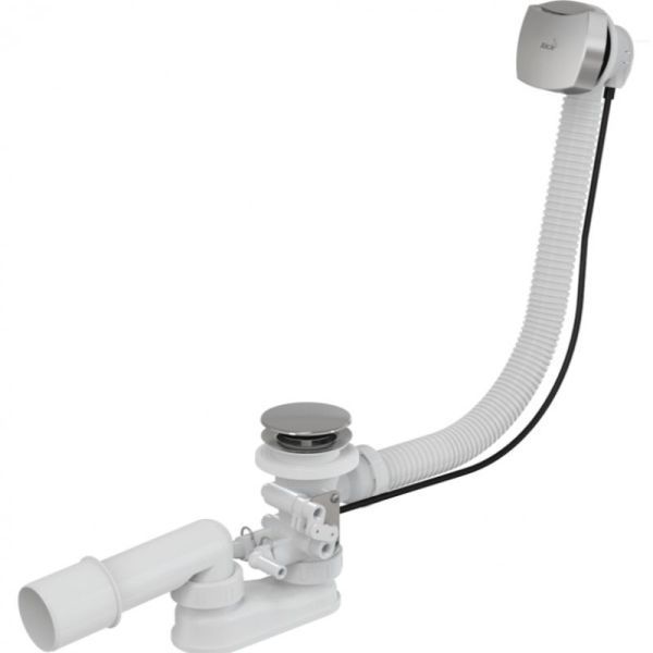 Слив-перелив Alcaplast A566-112122-57 полуавтомат Хром Белый