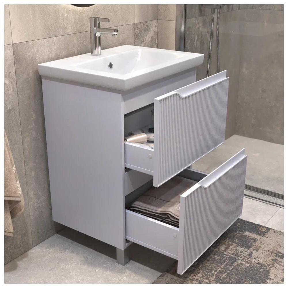 Тумба с раковиной напольная VIGO Neo 327-com, 60 см, артикул 327-com