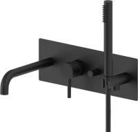 Смеситель для ванны с душем Paffoni Light LIG001NO (с внутренней частью)