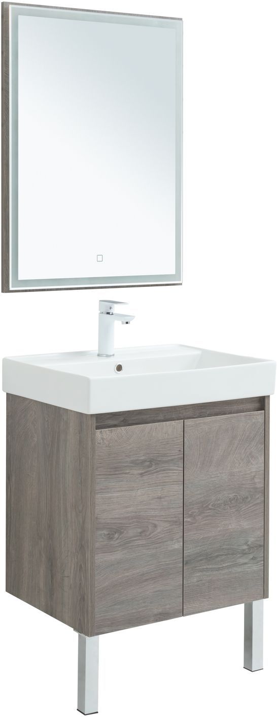 Мебель для ванной Aquanet Nova Lite 60 дуб рошелье (2 дверцы) Мебель для ванной Aquanet Nova Lite 60 дуб рошелье (2 дверцы)