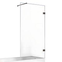 Шторка для ванны NEW TRENDY AVEXA GUNMETAL BRUSHED 70 см EXK-3517-WP (оружейная сталь)