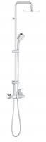 Душевая система GROHE Tempesta Cosmopolitan System 200 с однорычажным смесителем для ванны, хром (26305001)