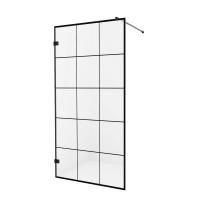 Душевое ограждение NEW TRENDY AVEXA BLACK 120x200 EXK-2025 (черный)