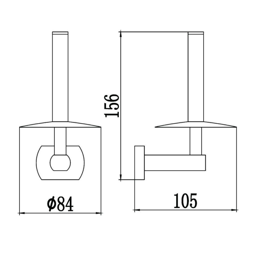 Держатель для туалетной бумаги Savol S-009952-1, хром, артикул S-009952-1