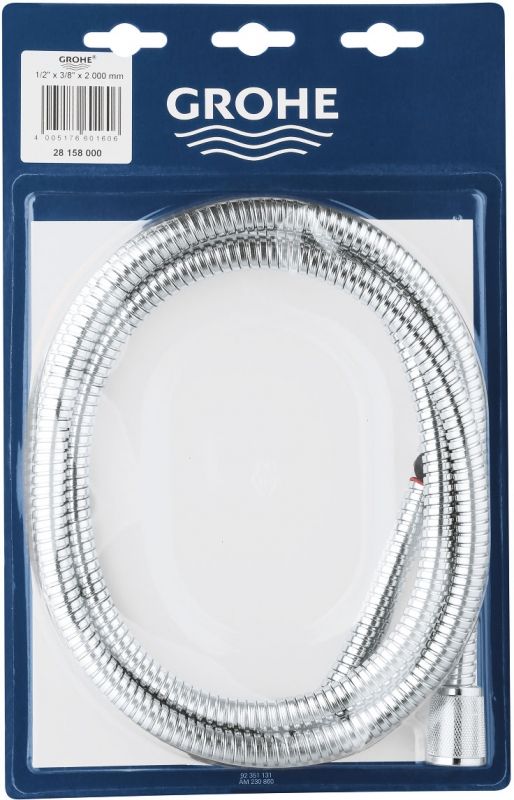 Душевой шланг GROHE Relexaflex для бортика ванны, 2000 мм, хром (28158000) Душевой шланг GROHE Relexaflex для бортика ванны, 2000 мм, хром (28158000)