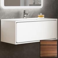 Тумба с раковиной SanVit Бруно-1 100 kbruno1100 с фактурой под дерево подвесная Зебрано Тумба с раковиной SanVit Бруно-1 100 kbruno1100 с фактурой под дерево подвесная Зебрано