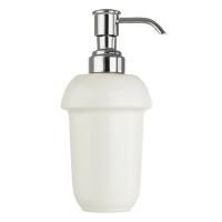 MIGLIORE Колба дозатора для жидкого мыла с диспенсером универсальная, керамика/хром