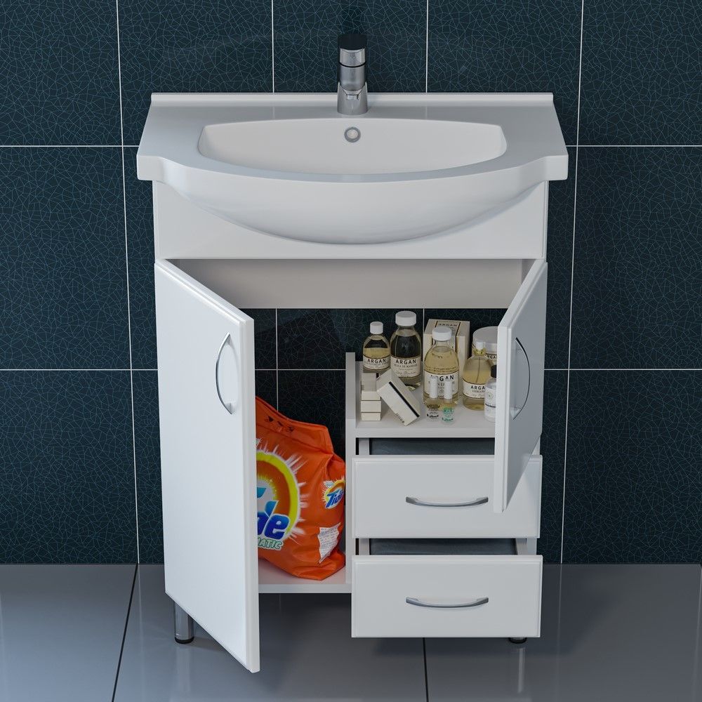 Тумба для умыв. "Элеганс-65" 2 ящ. (Ум. Элеганс 65)