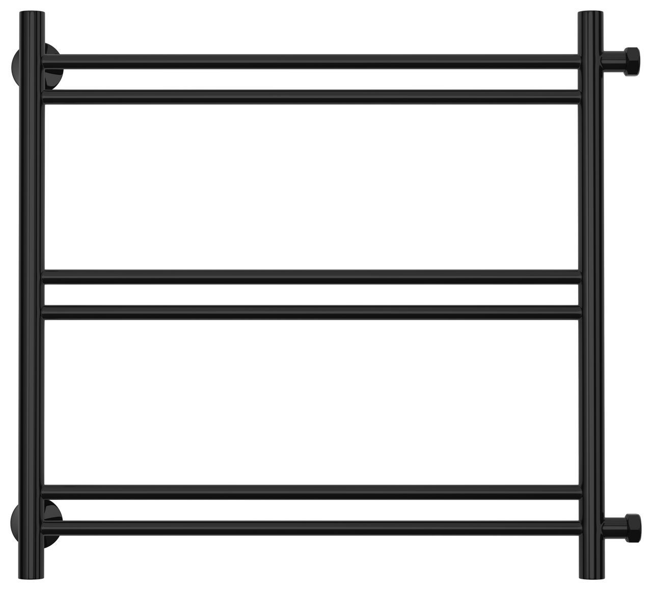 Полотенцесушитель водяной СТИЛЬЕ "Версия-Б1" 500х600 (2+2+2) П 16 (Чёрный)