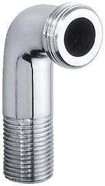 Соединительный уголок 1/2 x 3/4 GROHE, хром (12476000) Соединительный уголок 1/2 x 3/4 GROHE, хром (12476000)
