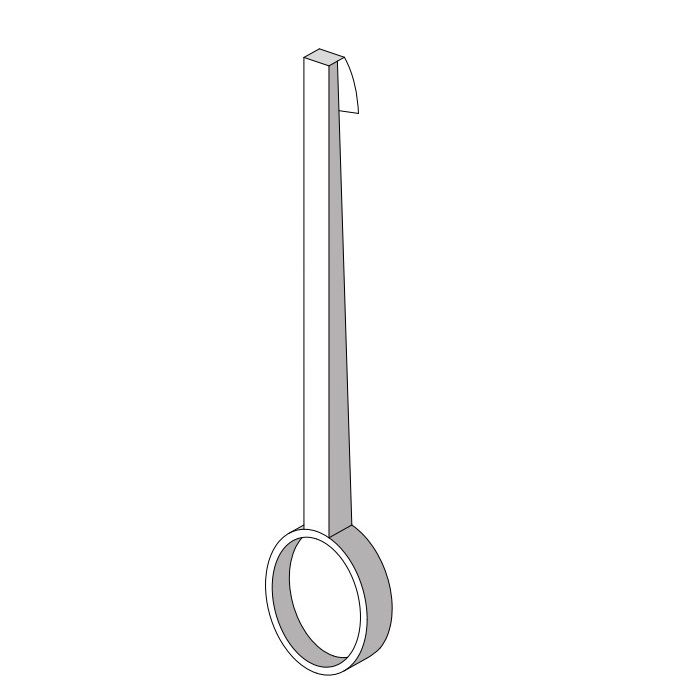 Effegibi Деревянный ковшик, материал: натуральный массив древа