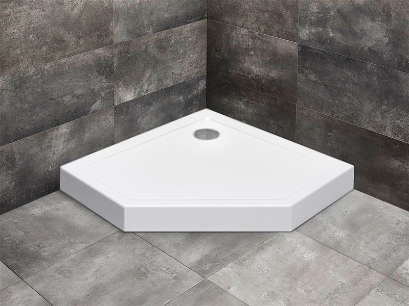 Акриловый поддон для душа Radaway Doros PT Compact 90x90x12 белый