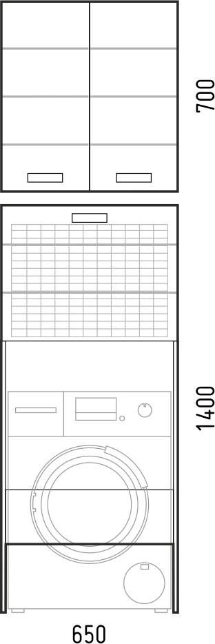Шкаф подвесной "Денвер 65"
